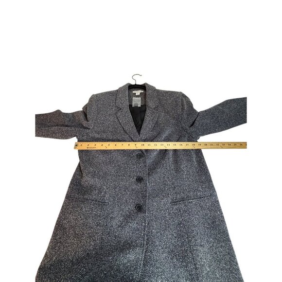 Coldwater Creek Women's Tweed Black & White Three Button Blazer Jacket Size 16 - Picture 3 of 9